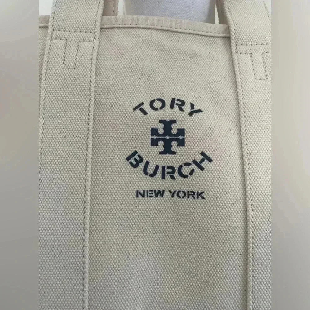 TORY BURCH Mercer Street Canvas Tote Bag Large Limited Edition NWOT